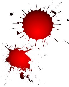Red Ink Splatter